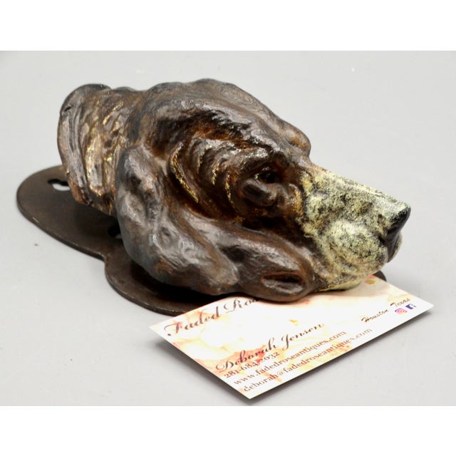 Nice quality letter or note desk clip in the form of a sporting hound or spaniel dog. It is heavy hand cast bronze,...