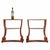 A fine and sophisticated pair of Regency-style three-tier end tables, crafted in Argentina circa 1900, showcasing...
