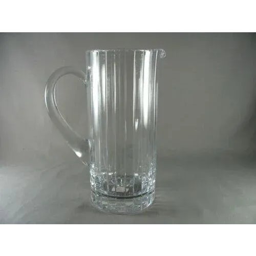 Vintage Sasaki Crystal Ellessee Cocktail Liquor Water Pitcher For Sale - Image 4 of 9