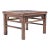 Chinese Low Stool With Woven Hide Top For Sale