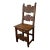 Antique Italian Renaissance 17th Century Walnut Side Chair For Sale