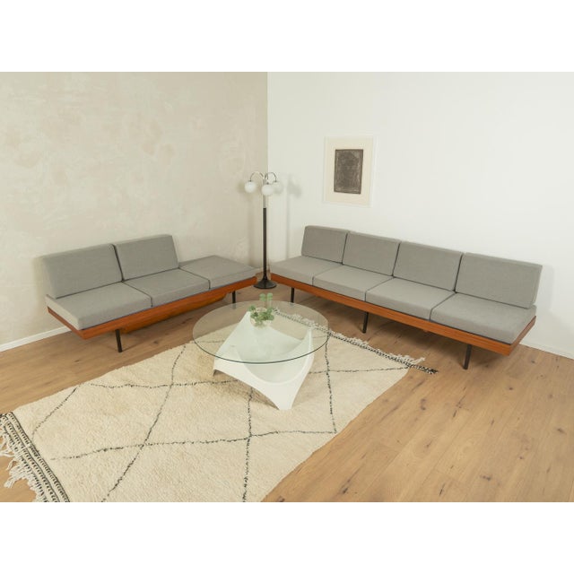 Mid-Century Modern Scandinavian Style Seating Group, 1960s, Set of 2 For Sale - Image 3 of 12