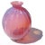 Mid-Century Modern Vintage Murano Barovier Toso Pink Opalescent Italian Art Glass Paneled Surface Decorative Flower Vase For Sale - Image 3 of 10