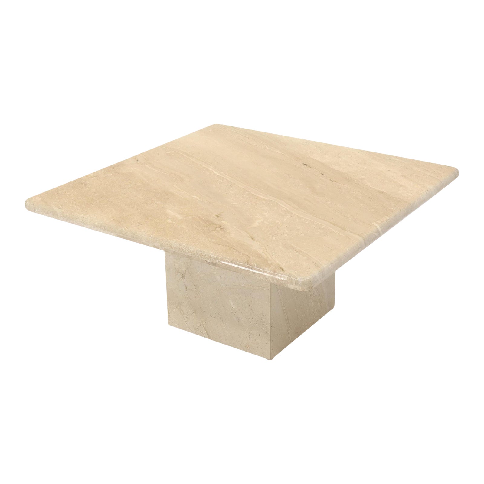 Travertine Marble Square Coffee Table Chairish