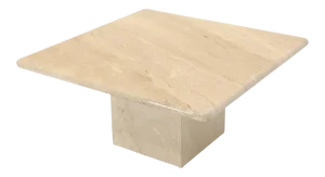 Travertine Marble Square Coffee Table