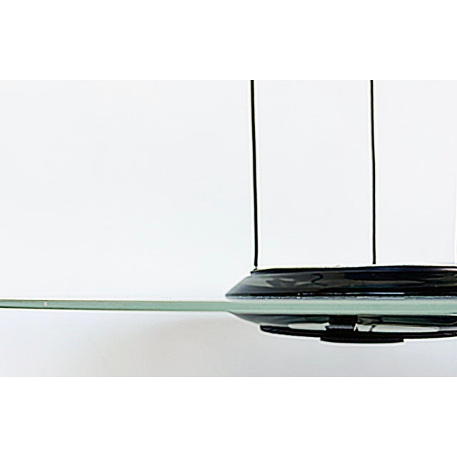 Postmodern 1980s Italian Foscarini Post-Modern "Spaceship" Pendant Chandelier For Sale - Image 3 of 9