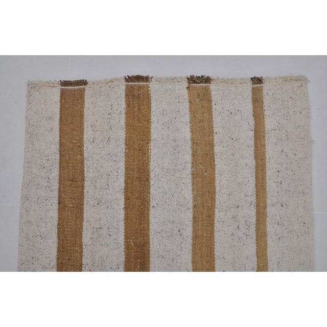 Vintage Turkish Stripe Kilim Runner For Sale - Image 9 of 10