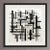 Abstract 30' X 30' Black and White Minimalist Architectural Fine Art Print For Sale - Image 3 of 3
