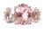 Christina Addison Medium 18kt White Gold Gum Drop Ring With Morganite and Amethyst and Diamonds For Sale - Image 10 of 12