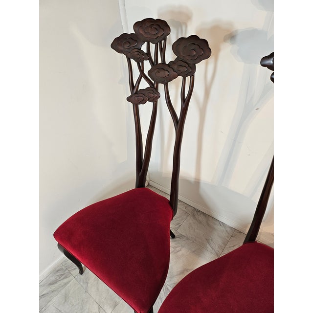 Christopher Guy Christopher Guy Chairs - Set of 4 For Sale - Image 4 of 13