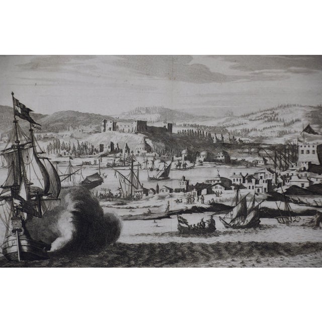Traditional Tel Aviv: 18th Century French Map and City View of Joppe/Jaffa (Tel Aviv) by Sanson, 1709 For Sale - Image 3 of 8