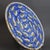 Blue Hand-Painted Ceramic Plate from Shahidi For Sale - Image 8 of 17