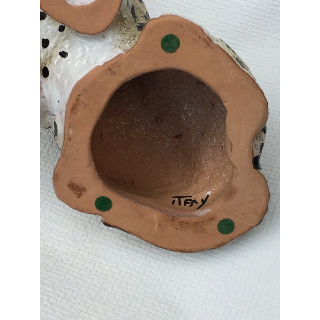 Mid-Century Italian Ceramic Leopard Cub, 1960s For Sale - Image 10 of 13