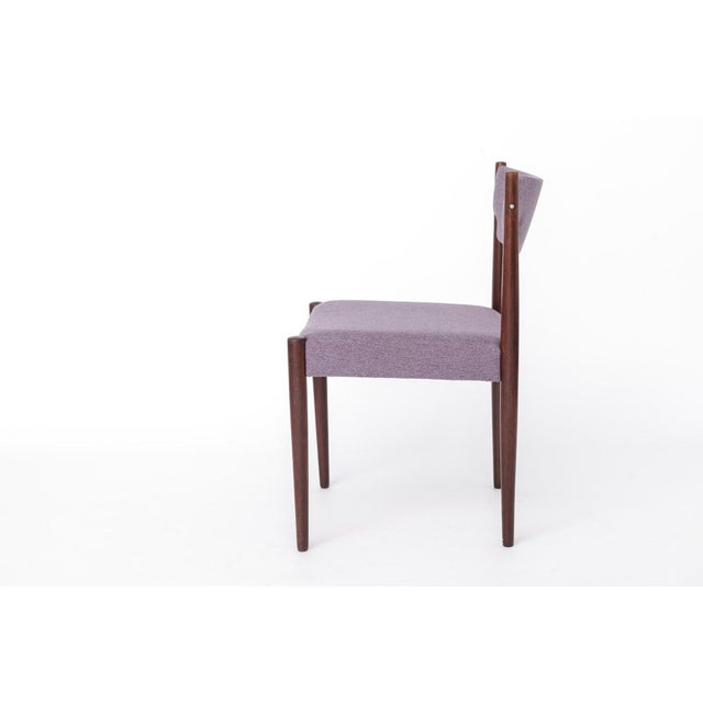 1960s Vintage German Dining Chairs in Dark Stained Beech Wood, 1960s, Set of 2 For Sale - Image 5 of 10