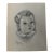 1940s Original t.e. Schrock Signed Graphite Illustration of Child Portrait, 10.5 × 8.25 In. For Sale