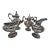 Four Piece Early 19th Century Coin Silver Coffee Service, Jb Ginochio (1834-1857) New York, Ny For Sale