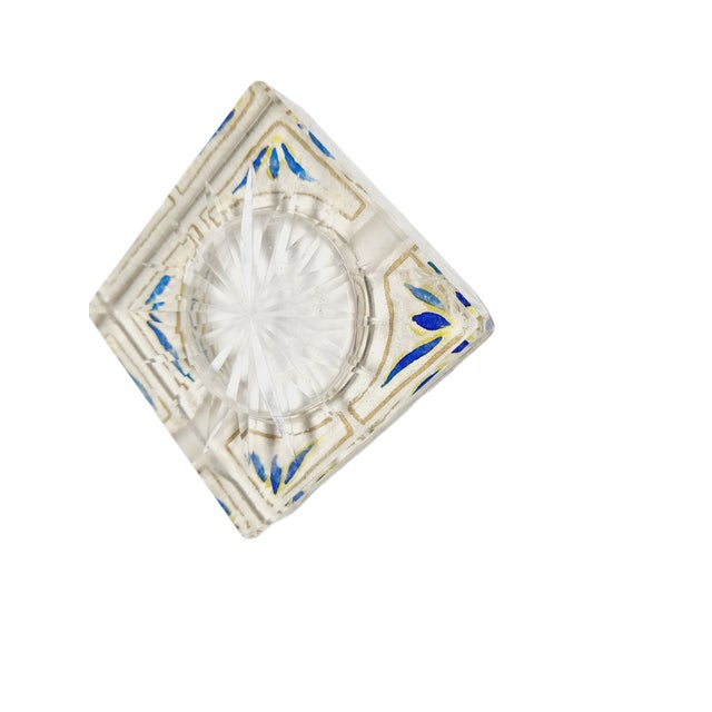 Gray Bidermeier Style Crystal Inkwell, Germany, 1890s For Sale - Image 8 of 12