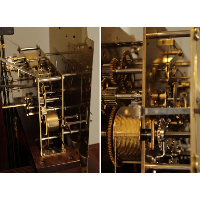 James Stewart Armagh Style Burl Walnut Grandfather Clock