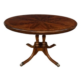 Oval Mahogany Dining/Breakfast/Game/Foyer Table - Showroom Sample For Sale