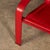 20th Century Italian Red Leather Chair by Toussaint & Angeloni for Matteo Grassi, 1970 For Sale - Image 11 of 18