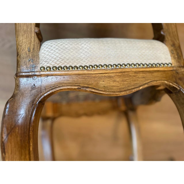 Antique Original Baroque Chairs, Walnut, Circa 1760, Set of 4 For Sale - Image 6 of 18