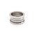 Metal Mid 20th Century Bvlgari B.zero1 Four-Band Ring in 18k White Gold w/Cert Size 6 For Sale - Image 7 of 8