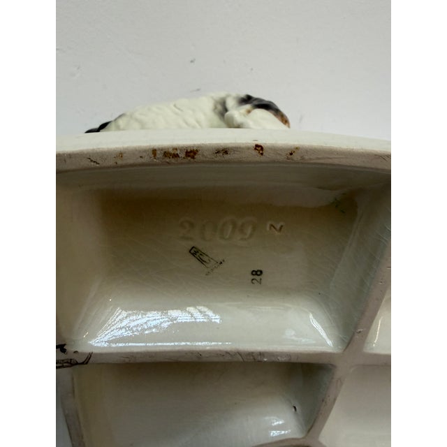 Ceramic Borzoi Greyhounds Porcelain Figurine by Cortendorf Company, 1950s For Sale - Image 7 of 11