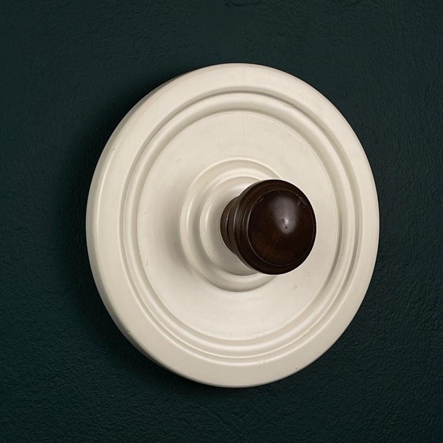 Art Deco Style Wooden Hanger, Italy, 1960s For Sale - Image 6 of 13