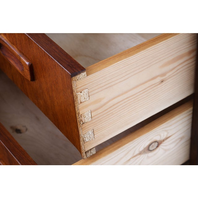 Mid Century Modern Teak Secretary Desk – Scandinavian Writing Desk With Storage, C. 1960’s For Sale - Image 11 of 15