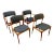 Set of 4 Mid Century Danish Modern Dining Chairs by Erik Buch-Model 49/50 For Sale