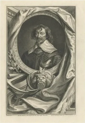 Mr. Houbracken, Portrait of Robert Rich, English Colonial Administrator, Paper