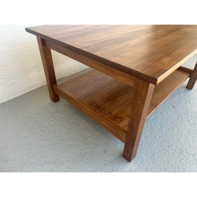 Dutch Crafters Amish Made Coffee Table For Sale - Image 4 of 6