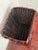 Palecek Late 20th Century Dark Brown Woven Wicker Waste Basket For Sale - Image 4 of 8
