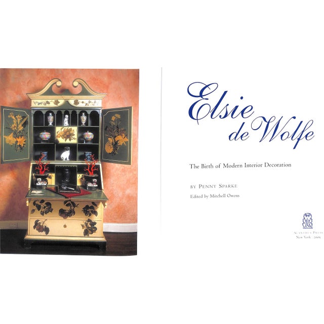 SPARKE, Penny [371] pp. Acanthus Press 2005 First Edition 12 1/4" x 10 1/4" Elsie de Wolfe is a 20th-century legend and is...