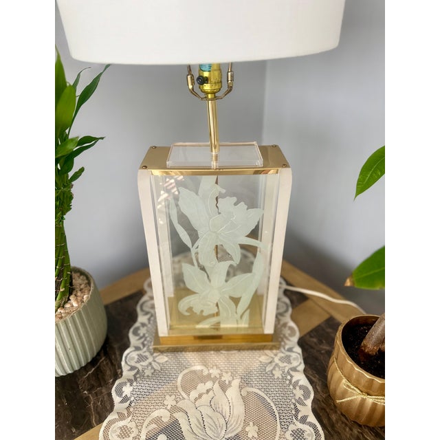 Glass Table Lamp Design by Frederic Ramon, 1986s For Sale - Image 7 of 18