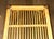 Wood Vintage Rattan Bamboo Glass Top Table For Sale - Image 7 of 8