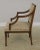 French Vintage French Louis XVI Style Carved Open Armchair For Sale - Image 3 of 13