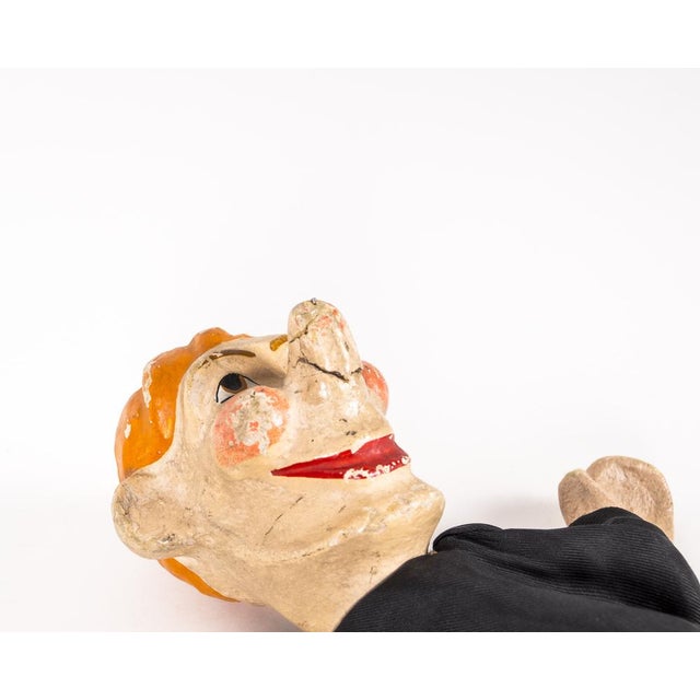 Kasper Theater Wooden Finger Puppets, 1900s, Set of 2 For Sale - Image 9 of 15