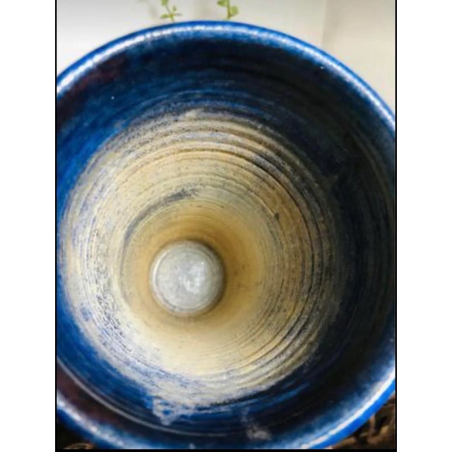 Ceramic Vintage Moody Post Modern Clay Pottery Vase For Sale - Image 7 of 9