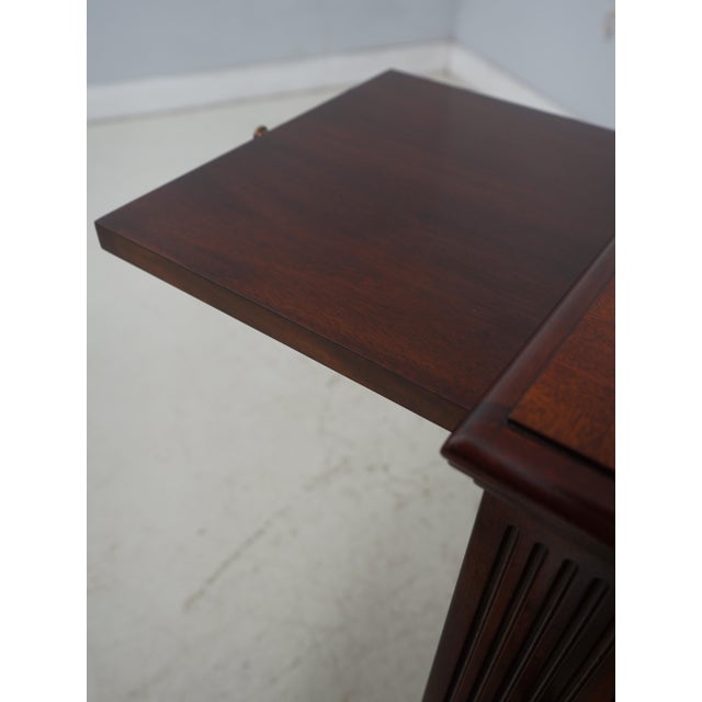 Henkel Harris Henkel Harris Mahogany Bow Front Server For Sale - Image 4 of 18