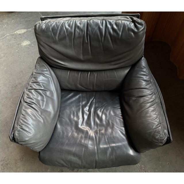 Dark Grey Moltestaarm Chair by Otto Zapf for Interprofil, 1970s For Sale - Image 6 of 8