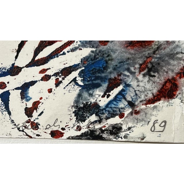 Elio Di Blasio, Spoltore, Italy, 1989, Acrylic on Paper For Sale - Image 6 of 8