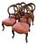 Antique Victorian Carved Mahogany Dining Chairs, 1860, Set of 6 For Sale