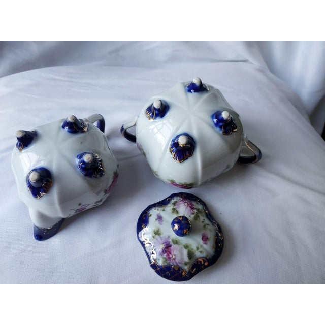 Late 19th Century Nippon Porcelain Creamer and Sugar Set For Sale In Atlanta - Image 6 of 7