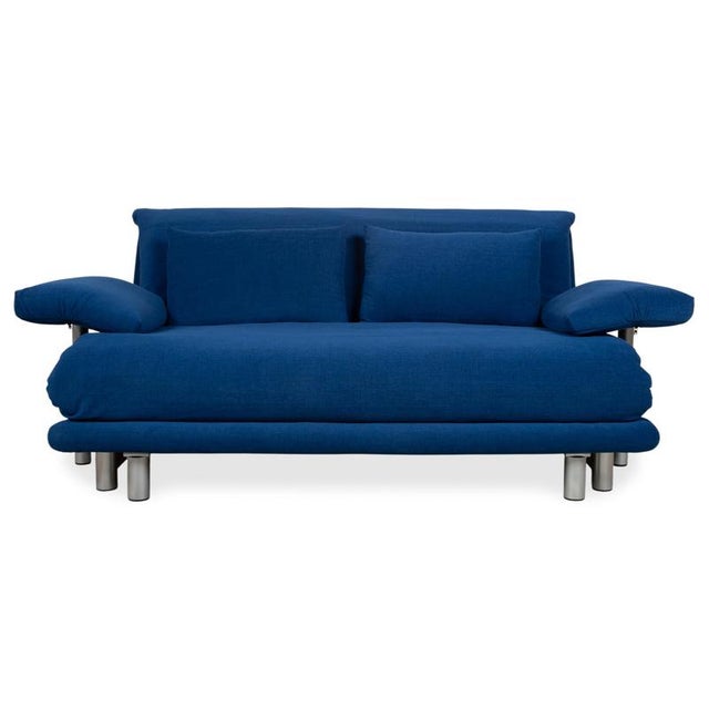 Multy 3-Seater Sofa in Blue Malou 167 Upholstery from Ligne Roset For Sale - Image 17 of 17