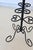 Vintage Black Metal Side Table with Scrollwork, 1960s For Sale - Image 3 of 6