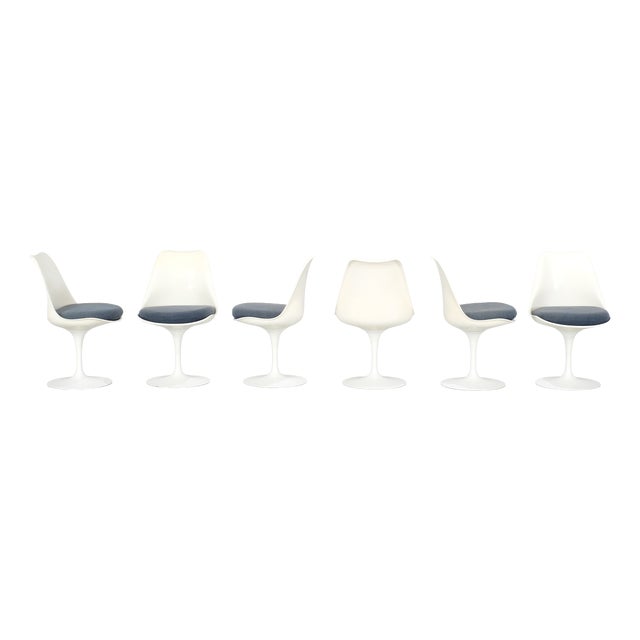 Tulip Chairs by Eero Saarinen for Knoll International, USA, 1957, Set of 6 For Sale
