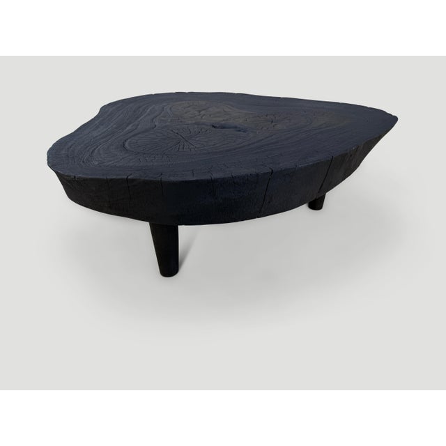 Andrianna Shamaris Amorphous Single Slab Mid Century Modern Coffee Table For Sale - Image 9 of 18