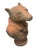 1990s Badger Bust in Tailcoat – Terracotta Finished Cast Stone For Sale In West Palm - Image 6 of 10