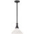 Boston Pendant in Bronze with White Glass Slant Shade Designer: Chapman & Myers Min. Custom Height: 14" O/A Height: 47"...